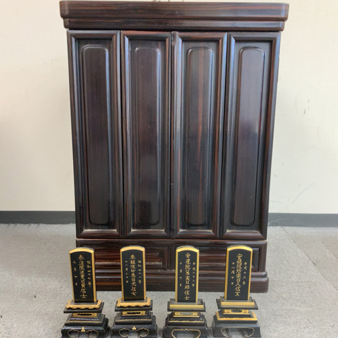 神奈川県相模原市での仏壇回収・仏具供養（34,800円）